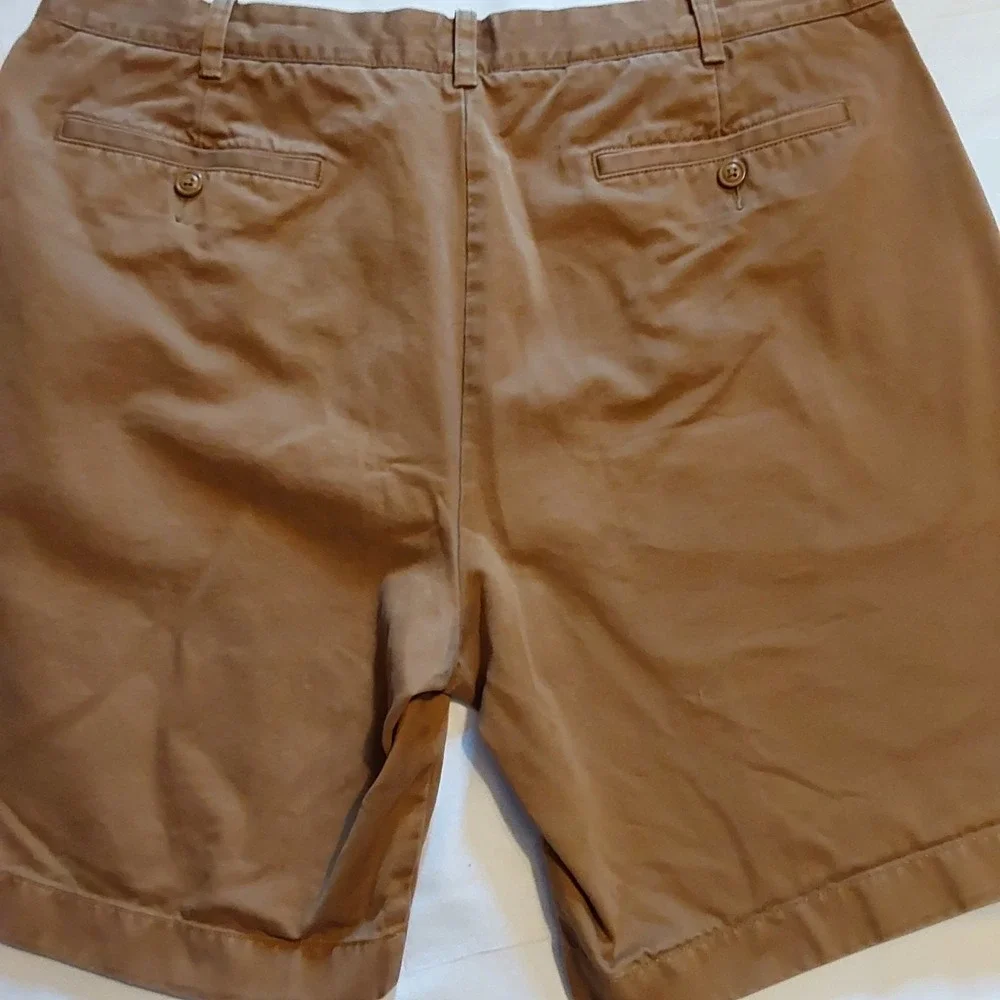 J. Crew Men's Essential Brown Shorts‎ Size 38 Chino Dock Boat Casual 9